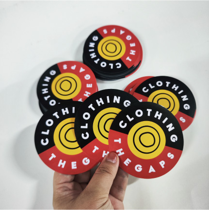 Custom Self Adhesive Waterproof Round Sticker PVC Label Custom  Logo Die Cut Vinyl Stickers with Sunscreen Ink